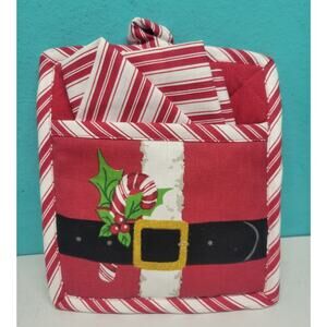 Kay Dee Designs 2 Pc. Holiday Joy Santa Potholder & Tea Towel Gift Set NEW